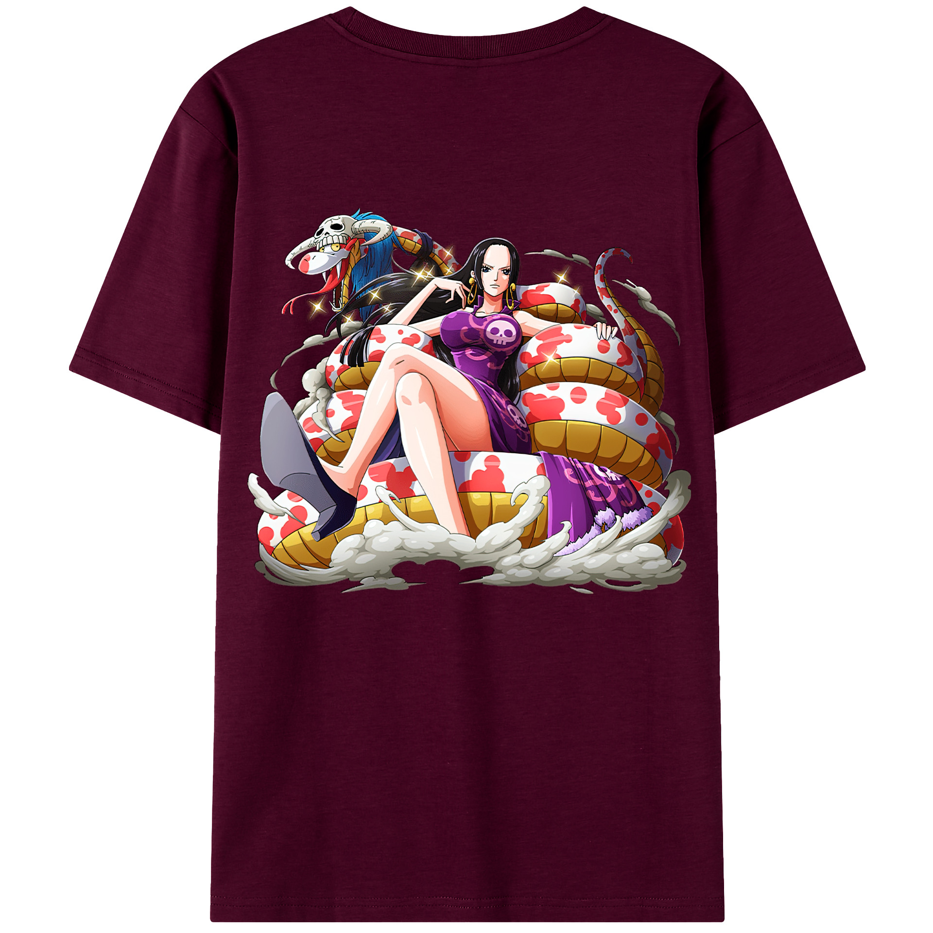 ワンピース ボア・ハンコック ONE PIECE Boa·Hancock レディース半袖Tシャツ(バックプリント)
